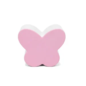 Pink, Lilac & White two-Tone Butterfly Soft Play Stool