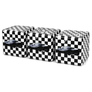 Checkered Race Car soft Play Cube, 30 cm – view 3