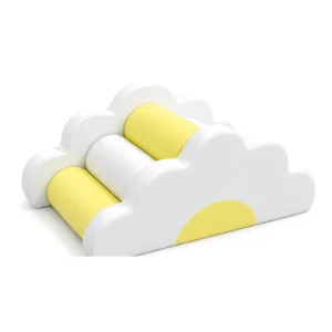 Yellow & White cloud Roller Soft Play Climber
