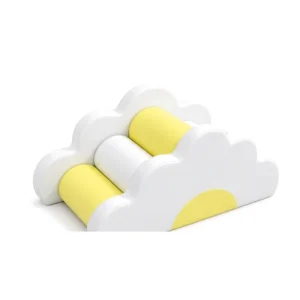 Yellow & White cloud Roller Soft Play Climber – view 2