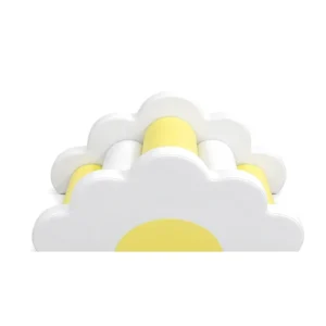 Yellow & White cloud Roller Soft Play Climber – view 3