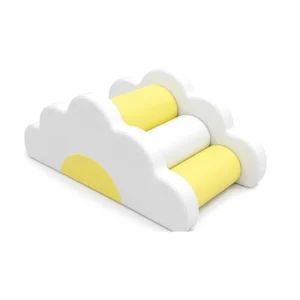 Yellow & White cloud Roller Soft Play Climber – view 4