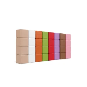 Autumn Columns soft Play Block Wall Set