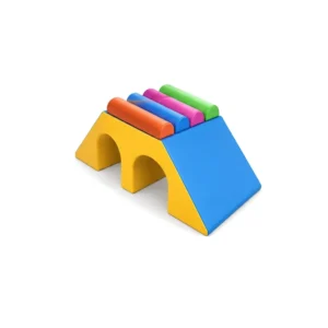 Rainbow double Tunnel Soft Play Climber – view 4