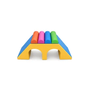 Rainbow double Tunnel Soft Play Climber – view 3