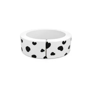 Cow Print round Soft Play Ball Pit with Step – view 5