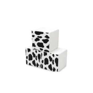 White Cow Print soft Play Cube, 30 cm – view 2