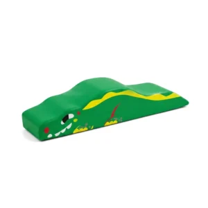 Green crocodile Soft Play Ramp – view 2