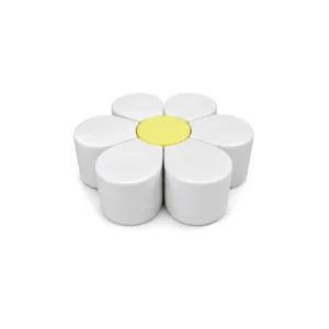 White & Yellow daisy Soft Play Seating – view 5