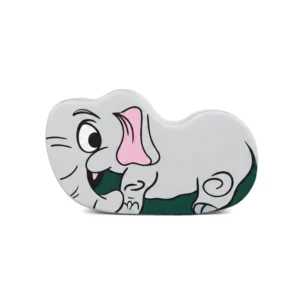 Jungle Theme Playground 6 Elephant Soft Play Rocker — Grey