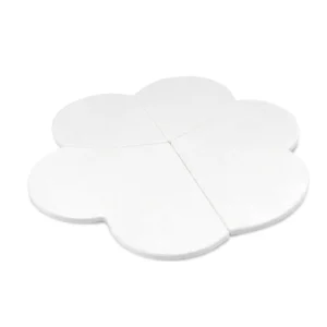 White flower Folding Soft Play Mat