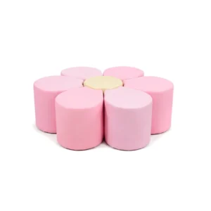Pink & Cream flower Soft Play Seating – view 5