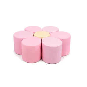 Pink & Cream flower Soft Play Seating – view 6