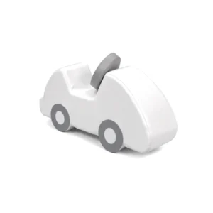 Mall Playground 15 Soft Play Foam Car — White & Grey