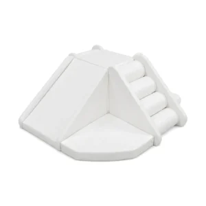 White half-Round Roller Soft Play Climber – view 2