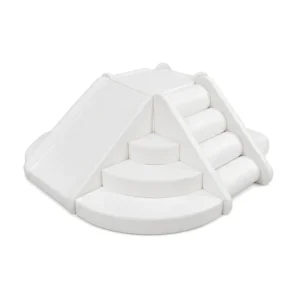 White half-Round Roller Soft Play Climber – view 4