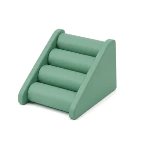 Beige, Sage & White soft Play Ramp & Roller Step Wedge – view 6