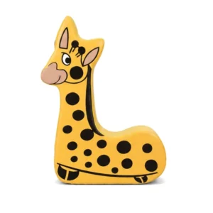 Jungle Theme Playground 7 Giraffe Soft Play Seat — Yellow