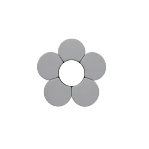 Grey & White five-Petal Flower Soft Play Seating – view 6