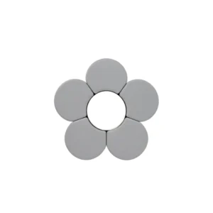 Grey & White five-Petal Flower Soft Play Seating – view 2