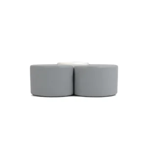 Grey & White five-Petal Flower Soft Play Seating – view 5