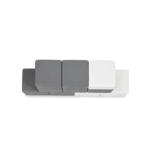 Grey & White soft Play Stacking Block – view 6