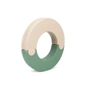 Beige & Sage soft Play Crawl Ring – view 3