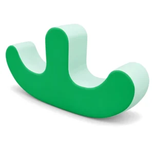 Green & Mint double-Seat Soft Play Rocker – view 2
