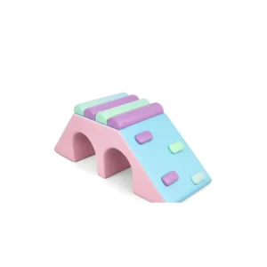 Pink & Blue double Tunnel Soft Play Climber