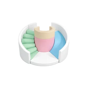 Pastel round Soft Play Climber – view 2