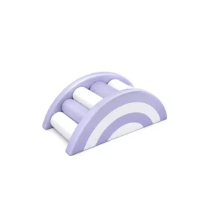 Lavender & White rainbow Roller Soft Play Bridge