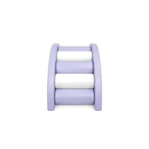 Lavender & White rainbow Roller Soft Play Bridge – view 6