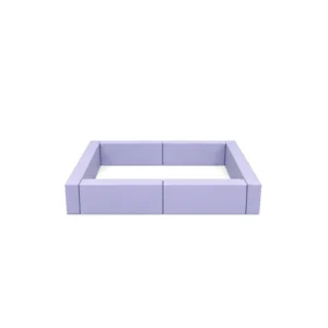 Lavender low Square Soft Play Ball Pit – view 3