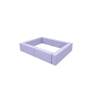 Lavender low Square Soft Play Ball Pit – view 2