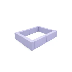 Lavender low Square Soft Play Ball Pit – view 4