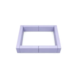 Lavender low Square Soft Play Ball Pit – view 6