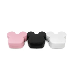 Pink, Black & White mouse Ears Soft Play Stool