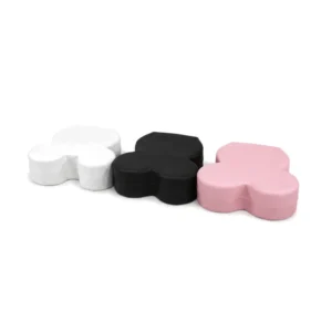 Pink, Black & White mouse Ears Soft Play Stool – view 4