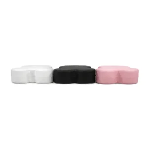 Pink, Black & White mouse Ears Soft Play Stool – view 6
