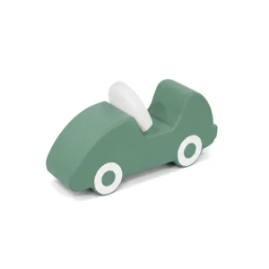 Sage Green & White soft Play Foam Car – view 2