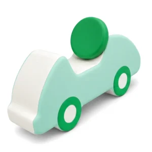 Mint & Green two-Tone Soft Play Foam Car – view 3