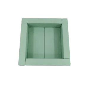 Sage Green low Square Soft Play Ball Pit – view 5