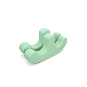 Mint Green double-Seat Soft Play Rocker with Grip Handles – view 2