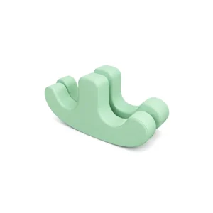 Mint Green double-Seat Soft Play Rocker with Grip Handles – view 3