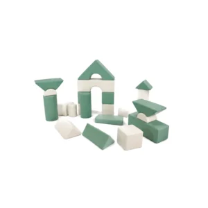 Sage Green & Cream soft Play Building Block Set – view 5