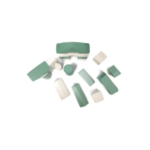 Sage Green & Cream soft Play Building Block Set – view 6