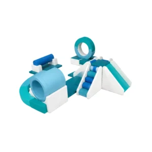 Teal & White modular Soft Play Obstacle Circuit – view 6