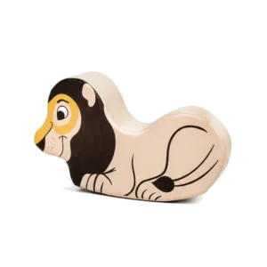Cream lion Soft Play Rocker – view 2