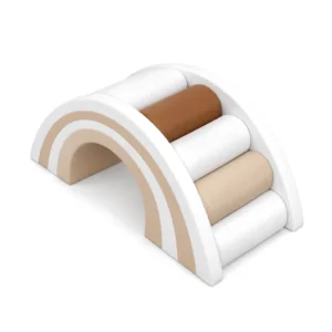 Neutral rainbow Roller Soft Play Bridge – view 4