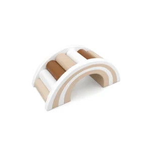 Neutral rainbow Roller Soft Play Bridge
